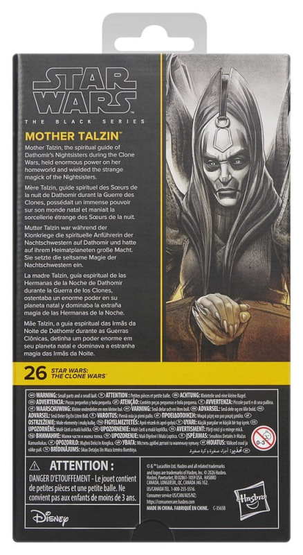 Star Wars: The Clone Wars Black Series Action Figure Mother Talzin 15 cm 6
