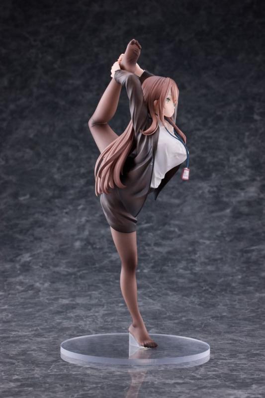 Original Character PVC Statue 1/6 OL-chan Who Doesn't Want to Go to Work White Ver. Deluxe Edition 2