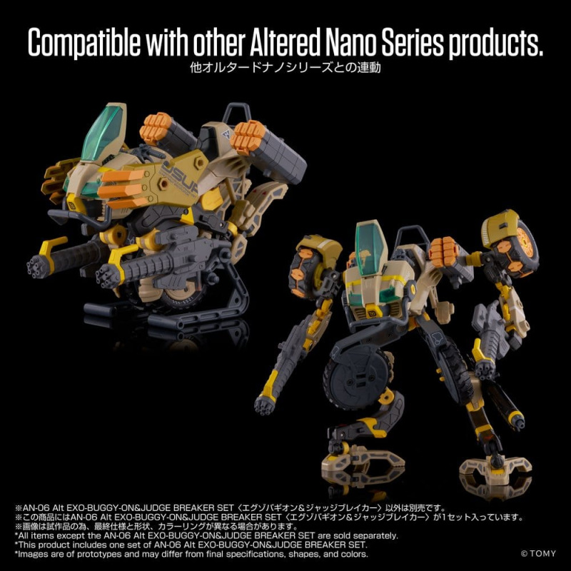 Altered Nano AN-06 Action Figure Alt Exo-Buggy-On & Judge Breaker Set 16 cm 5