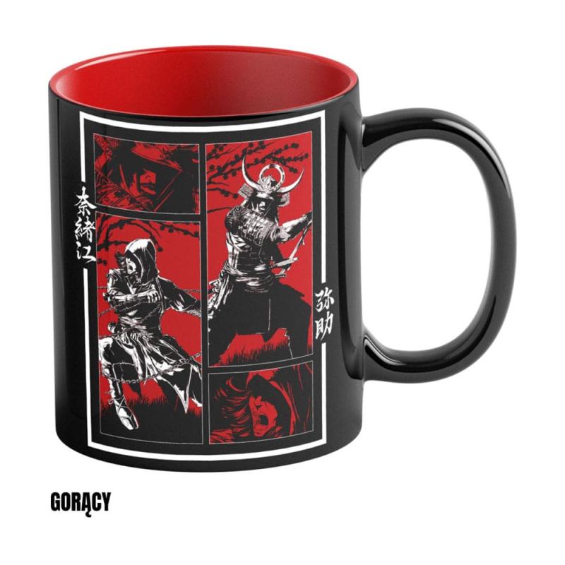 Assassin's Creed Shadows Heat Change Mug Naoe & Yasuke Artwork 450 ml 2