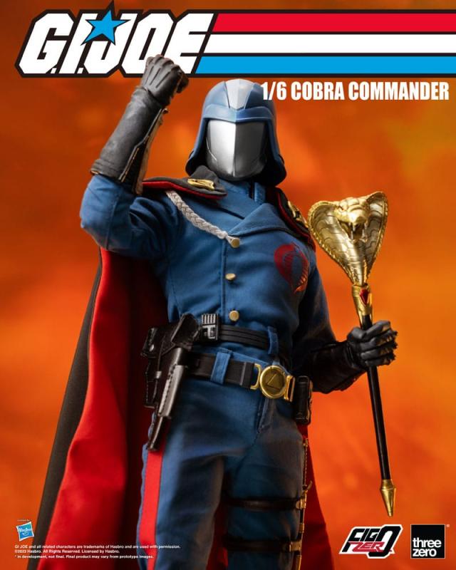 G.I. Joe: Cobra Commander 1/6 FigZero Action Figure - ThreeZero