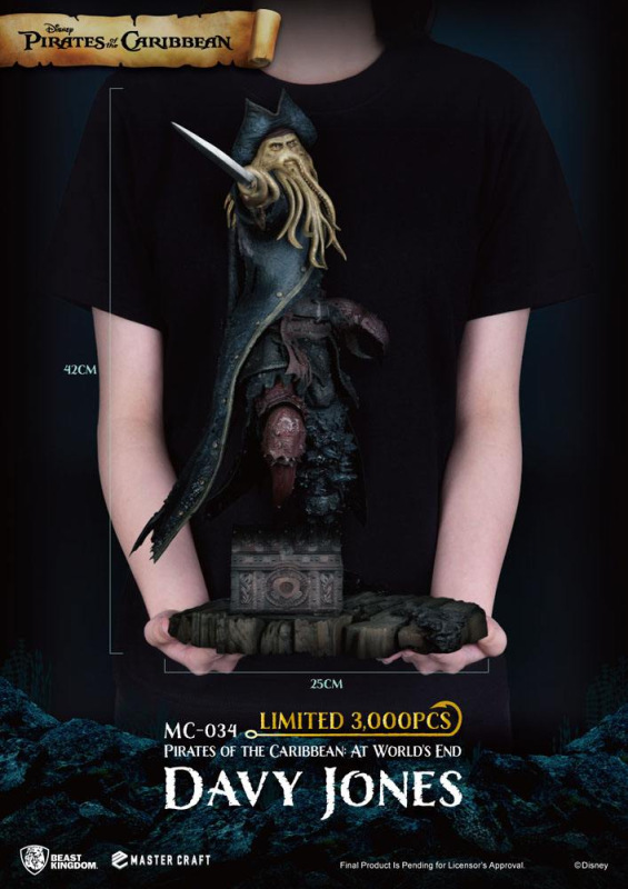Pirates of the Caribbean: At World's End Master Craft Statue Davy Jones 42 cm 8