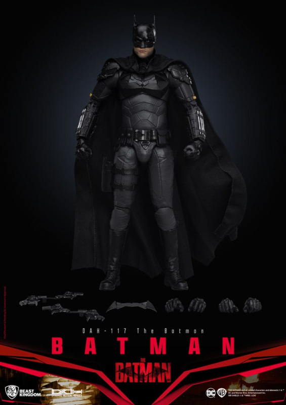 DC Comics Dynamic 8ction Heroes Action Figure 1/9 Batman (The Batman) 21 cm 6