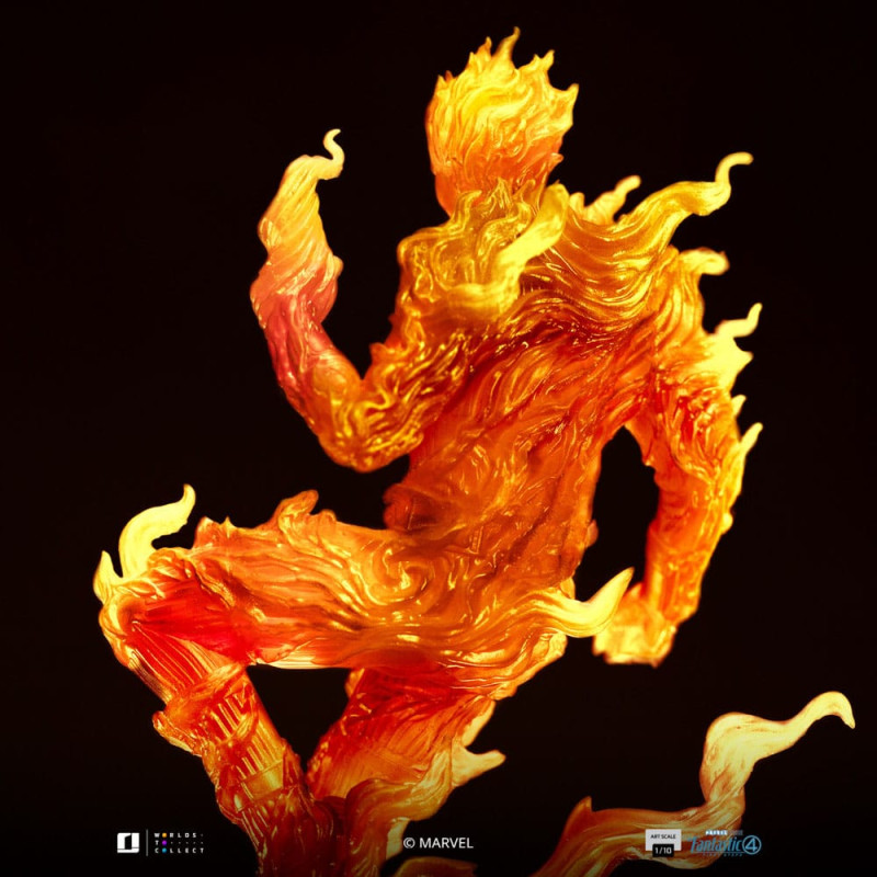 Fantastic Four Art Scale Statue 1/10 Human Torch 30 cm 2
