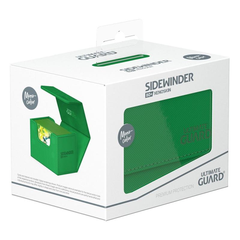 Ultimate Guard Sidewinder 80+ XenoSkin Monocolor Green