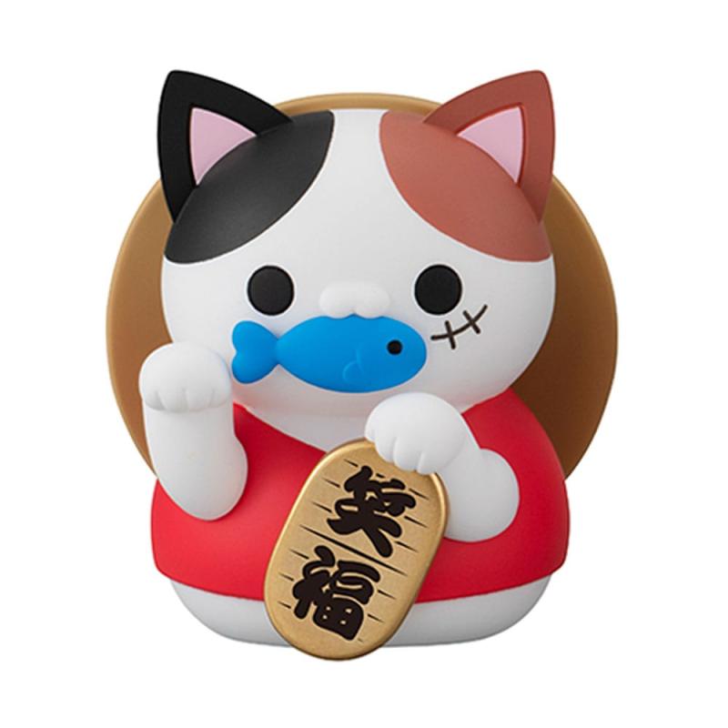 One Piece Mega Cat Project Trading Figure NyanPieceNyan! Beckoning cat Lucky Cat Pirates 7 cm Displa