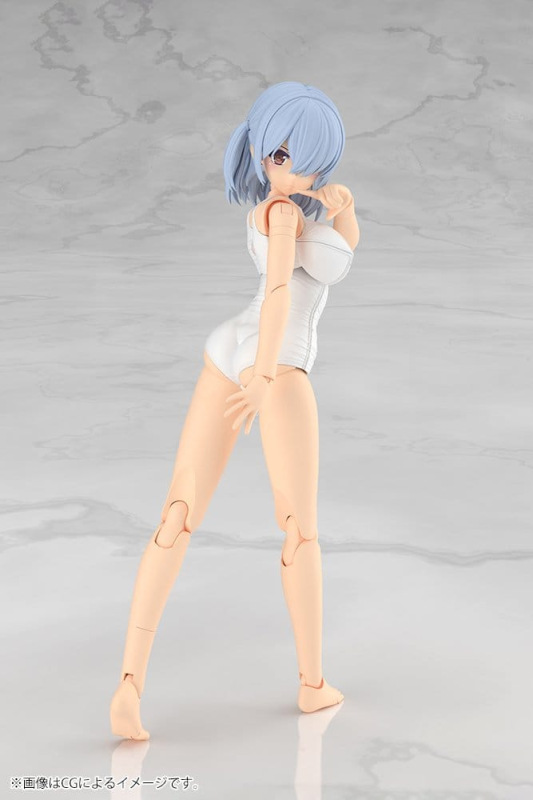 Frame Arms Girl Plastic Model Kit Mizuki School Swimsuits White Ver. 16 cm 2