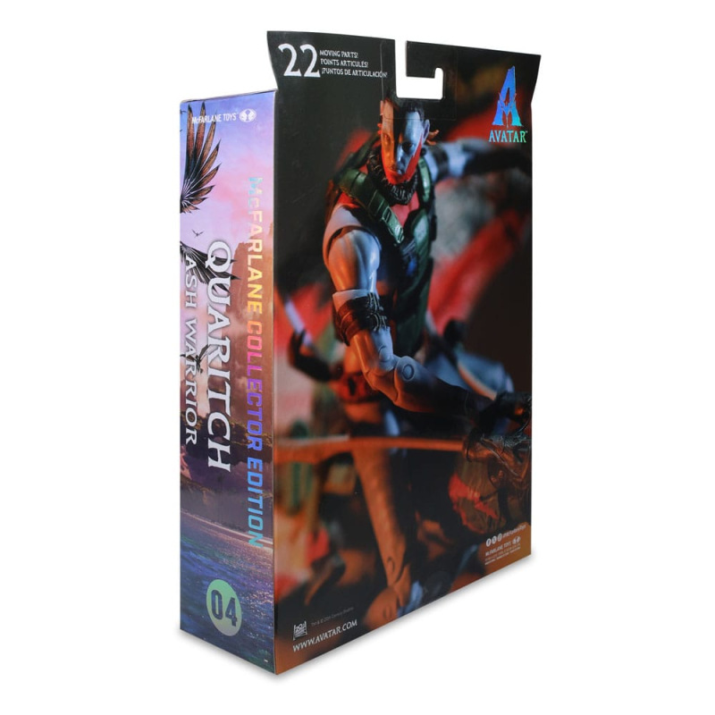 Avatar: Fire and Ash Action Figure Recom Quaritch (Ash Warrior) 18 cm 9