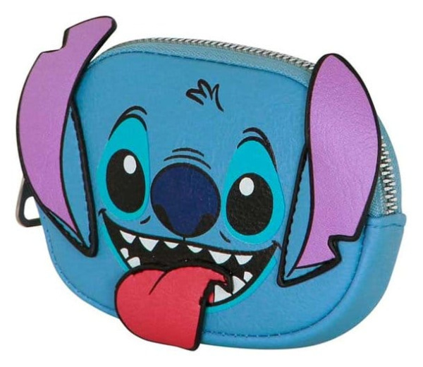 Lilo & Stitch Pill Coin Purse Tongue Blue 1