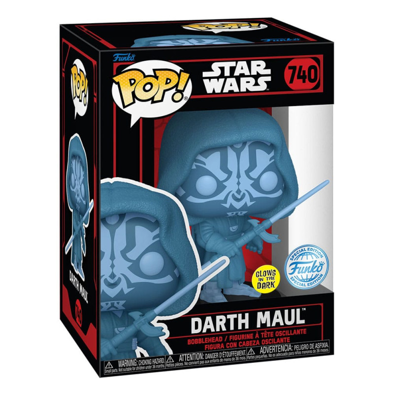 Star Wars: Dark Side POP! Vinyl Figure Darth Maul(holo)(GW) 9 cm 2