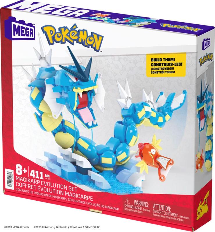 Pokémon Mega Construx Construction Set Magikarp Evolution Set