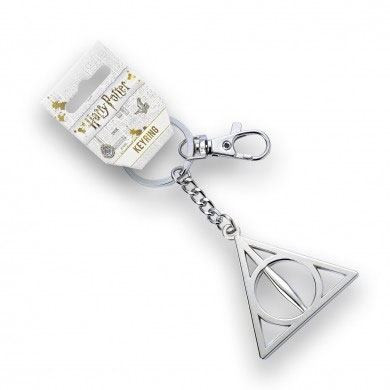 Harry Potter Keychain Deathly Hallows (silver plated) 1