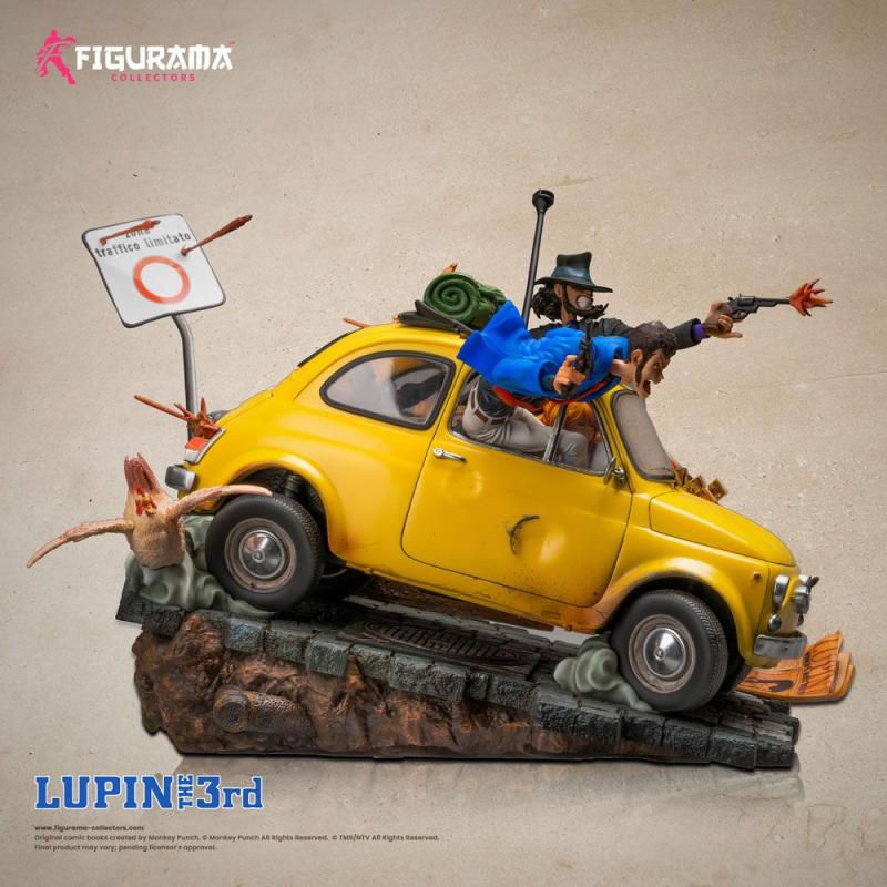 Lupin III Elite Diorama Statue 1/8 Lupin, Jigen & Fujiko 31 cm