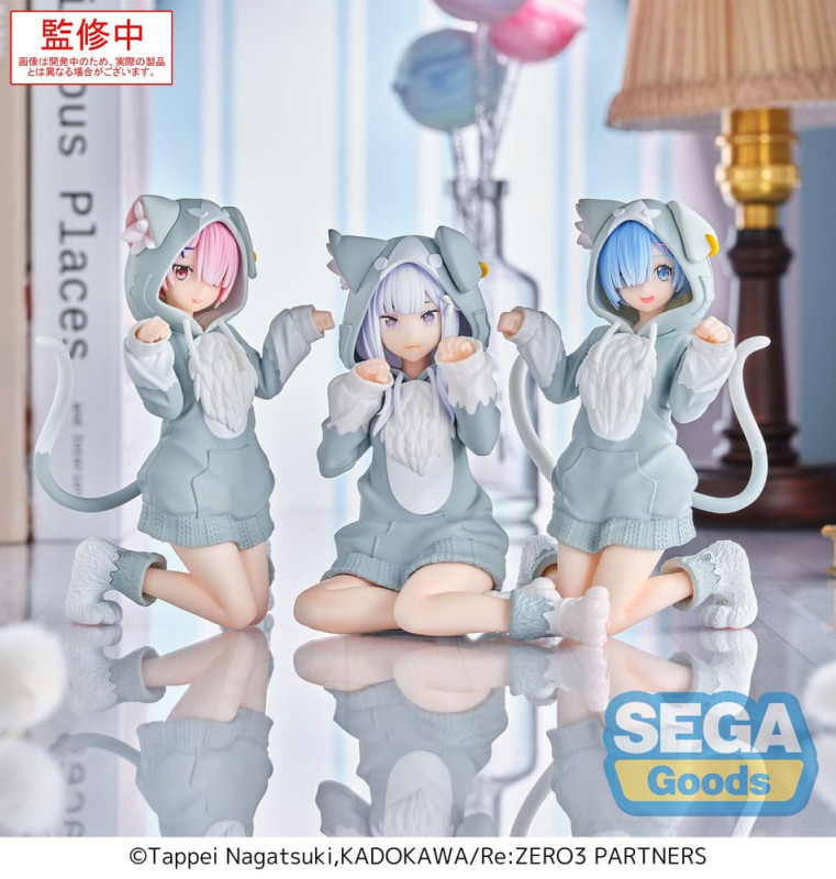 Re:Zero Starting Life in Another World Yumemirize PVC Statue Ram Mofumofu Pack 11 cm 5