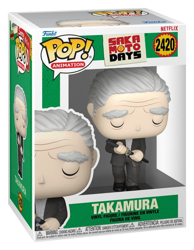 Sakamoto Days POP! Animation Vinyl Figure Takamura 9 cm 1