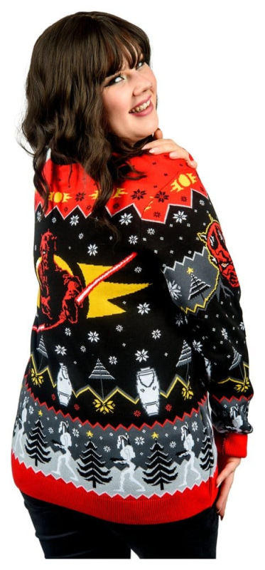 Star Wars Christmas Sweater Sith Size L 3