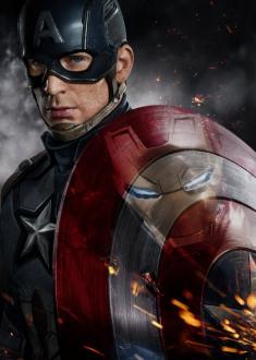 Marvel Comics Metal Poster Cap 32 x 45 cm