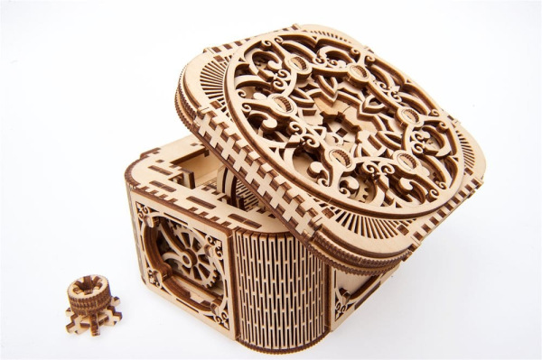 Ugears 3D Wooden Puzzle Treasure Box 14