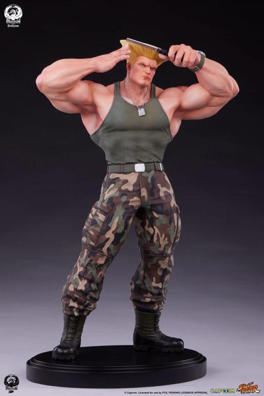 Street Fighter 6 PVC Statue 1/4 Guile Deluxe Edition 50 cm 4