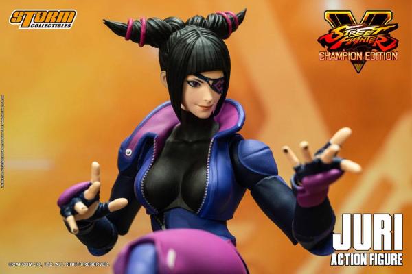 Street Fighter V Champion Edition: Juri Han 1/12 Action Figure - Storm Collectibles