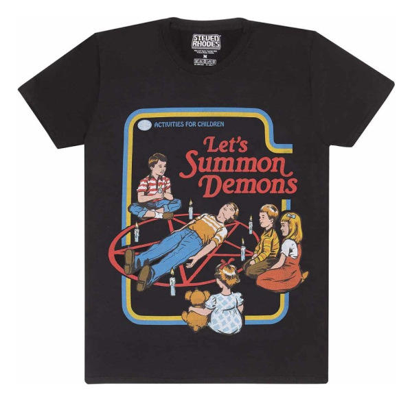 Steven Rhodes T-Shirt Lets Summon Demons Black Size L 1