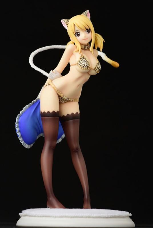 Fairy Tail Statue 1/6 Lucy Heartfilia - Leopard print CAT Gravure_Style 25 cm 2