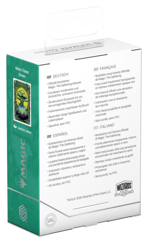 Ultimate Guard Art Sleeves Magic: The Gathering "Mana Token" - Forest 2