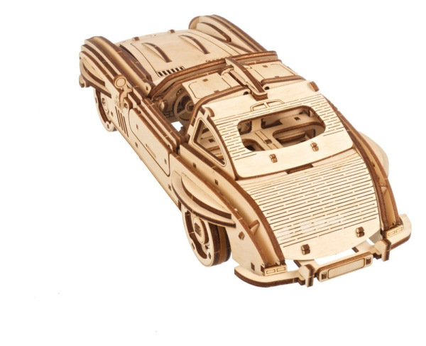 Ugears 3D Wooden Puzzle Winged Sports Coupe 9