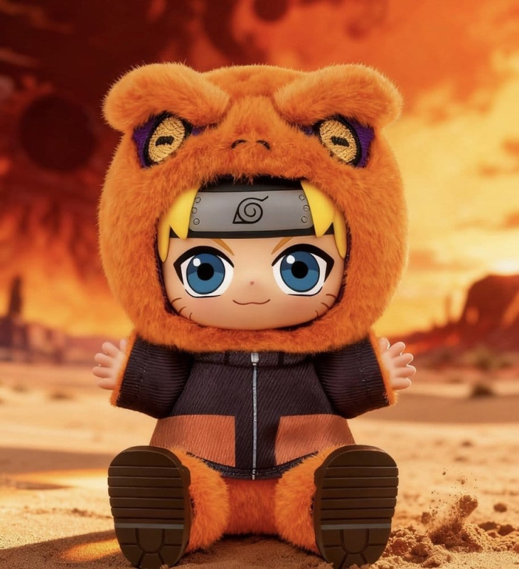 Naruto Vinyl Face Mini Plush Cute Beasts Blind Box 15 cm Display (6) 3
