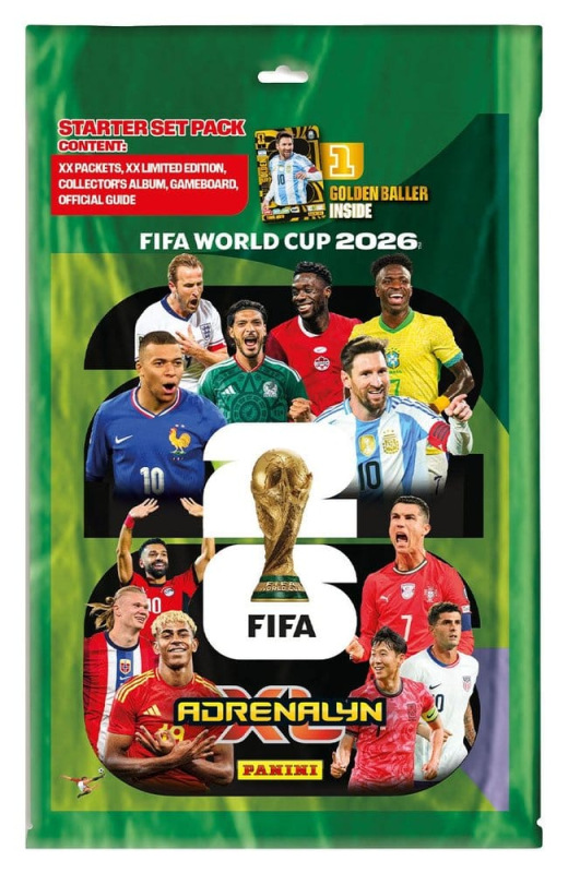 FIFA World Cup 2026 Adrenalyn XL Trading Cards Starter Pack *German Version*