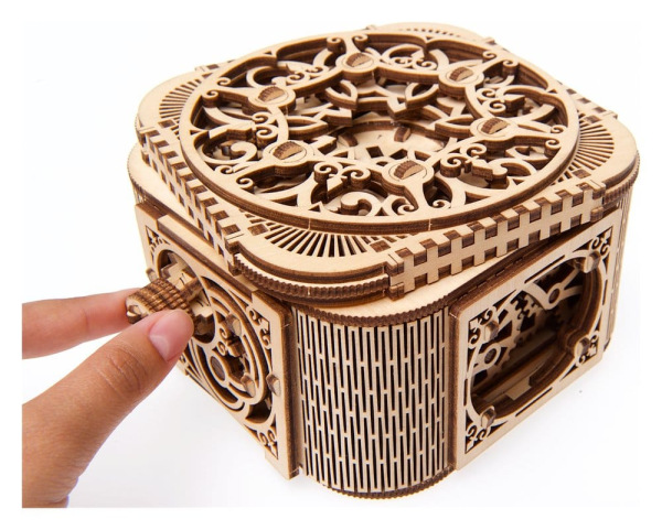 Ugears 3D Wooden Puzzle Treasure Box 11