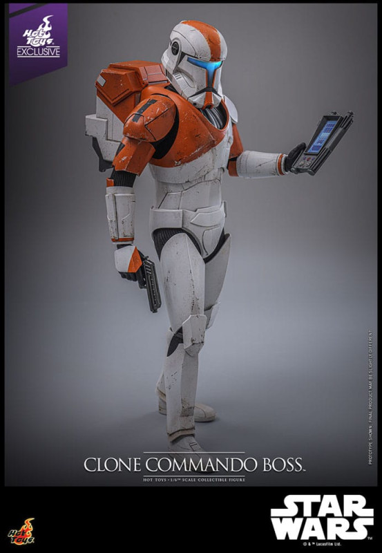 Star Wars: The Clone Wars Action Figure 1/6 Clone Commando Boss Hot Toys Exclusive 30 cm 8