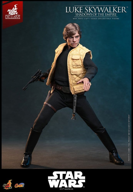Star Wars Comic Masterpiece Action Figure 1/6 Luke Skywalker (Shadows Of The Empire) (Hot Toys Exclu 11
