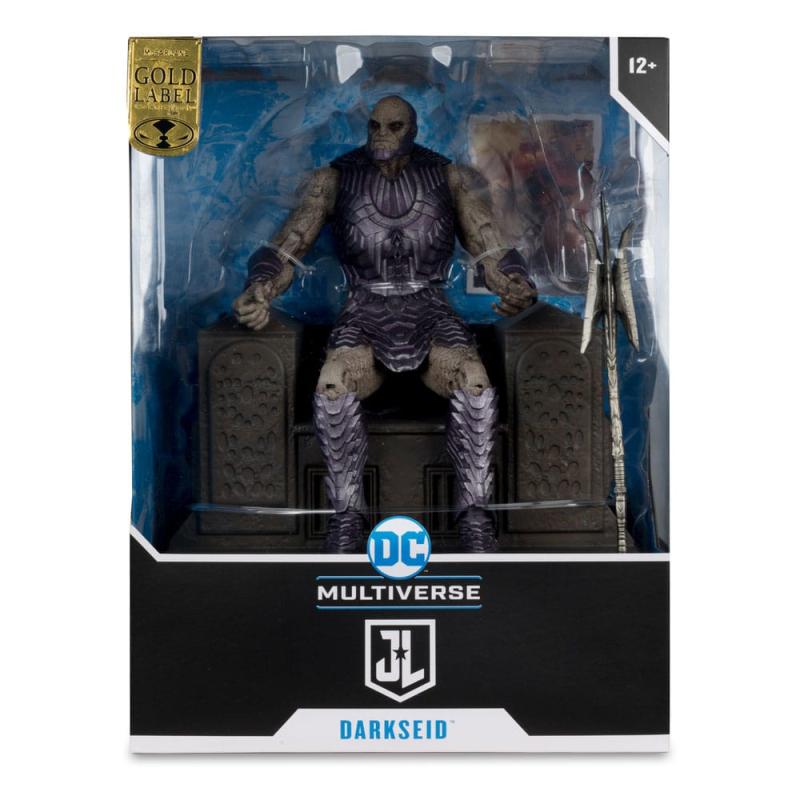 Zack Snyder's Justice League DC Multiverse Mega Action Figure Darkseid with Throne (Gold Label) 24 c