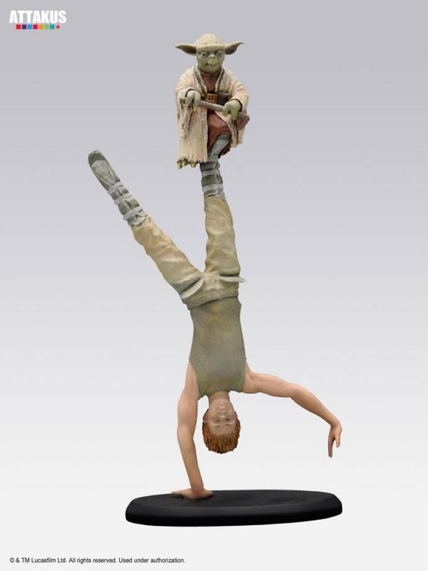 Star Wars Elite Collection Statue Yoda & Luke Skywalker Dagobah Training 26 cm