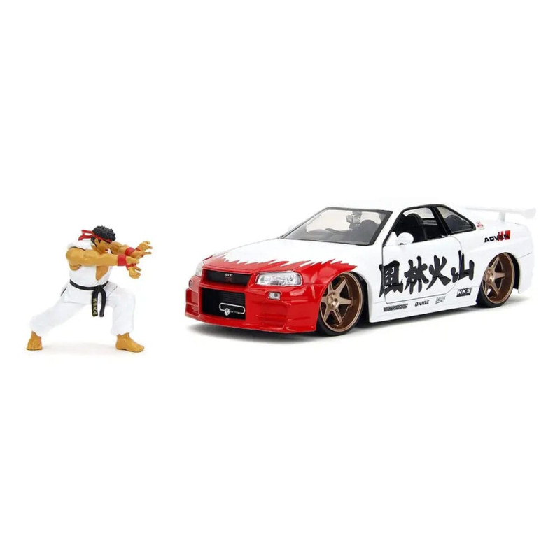 Street Fighter Diecast Model 1/24 Nissan Skyline GTR 1
