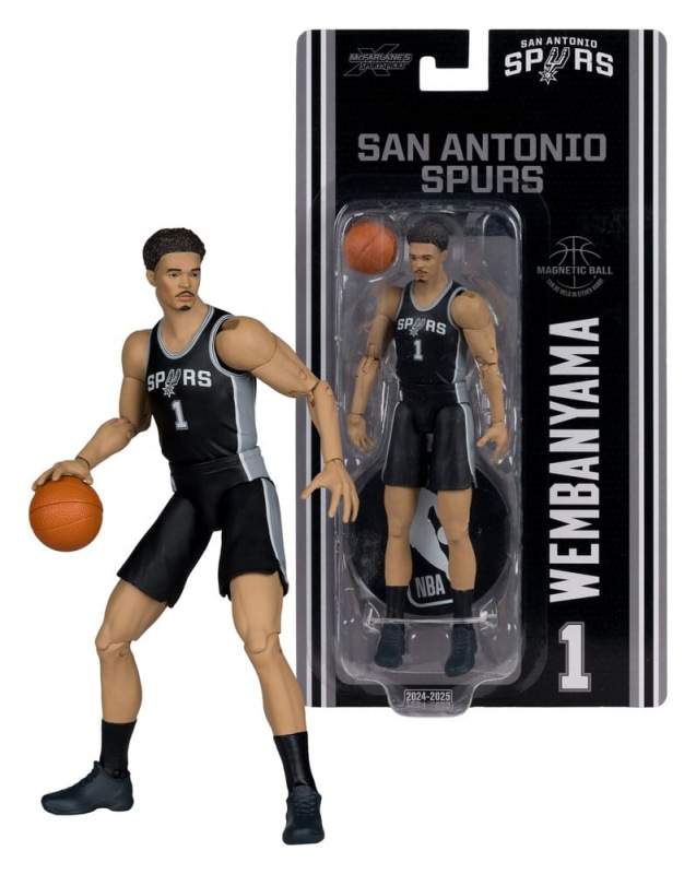 NBA SportsPicks Action Figure Victor Wembanyama (San Antonio Spurs) 17 cm 3