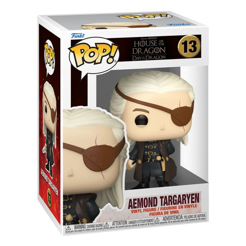 House of the Dragon POP! TV Vinyl Figures Aemond Targaryen 9 cm Assortment (6) 1