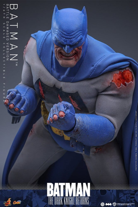 Batman: The Dark Knight Returns Comic Masterpiece Action Figure 1/6 Batman (Battle Damaged Version) 4