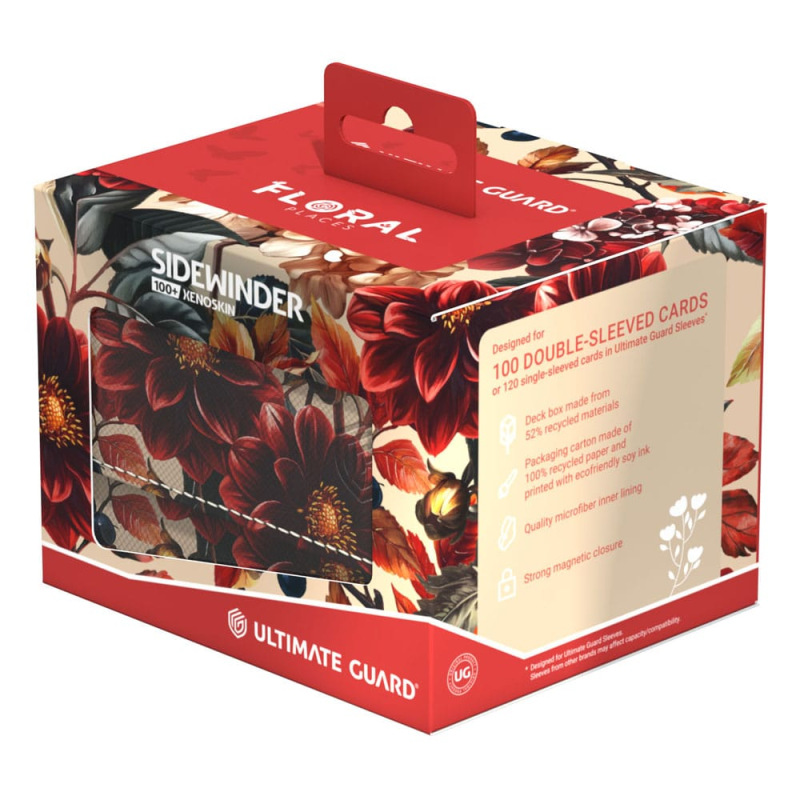 Ultimate Guard Sidewinder 100+ Xenoskin "Floral Places" - Autumn Heath 8