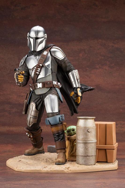 Star Wars The Mandalorian: Mandalorian & The Child - ARTFX Statue 1/7 - Kotobukiya