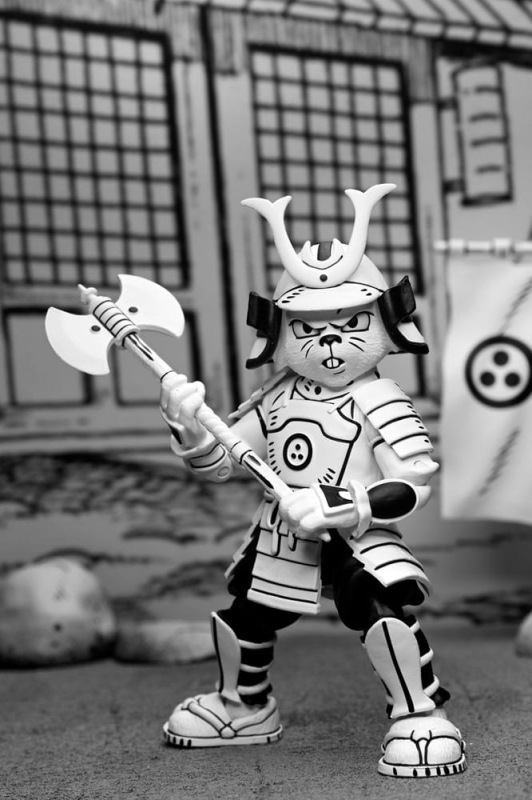 Usagi Yojimbo Action Figure Samurai Usagi Yojimbo (Black & White) 18 cm 6