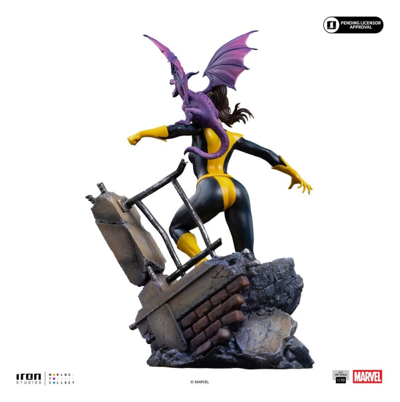 Marvel Kitty Pride & Lockheed X-Men Comics BDS Art Scale Statue 1/10 Kitty Pride & Lockheed 24 cm 2