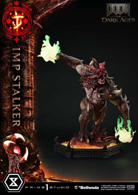 DOOM: The Dark Ages Ultimate Premium Masterline Series Statue 1/4 Imp Stalker Bonus Version 77 cm 4