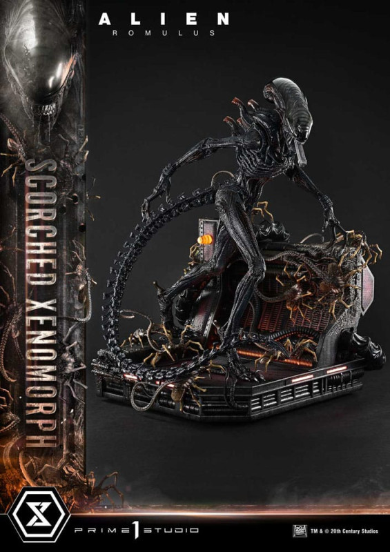 Alien: Romulus Museum Masterline XL Statue 1/3 Scorched Xenomorph 98 cm 5