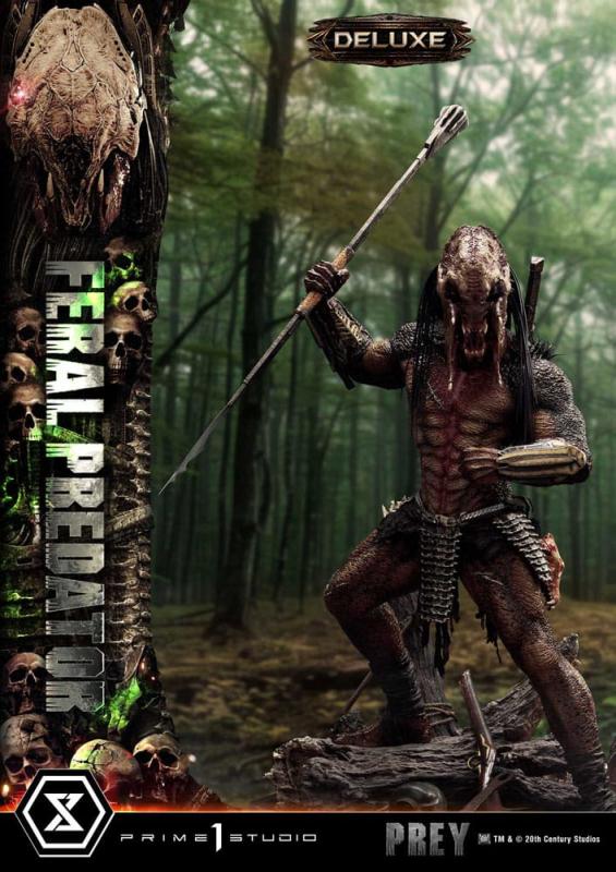 Prey (Movie) Museum Masterline Series Statue 1/3 Feral Predator Deluxe Bonus Version 89 cm 13