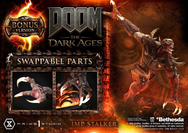 DOOM: The Dark Ages Ultimate Premium Masterline Series Statue 1/4 Imp Stalker Bonus Version 77 cm 2