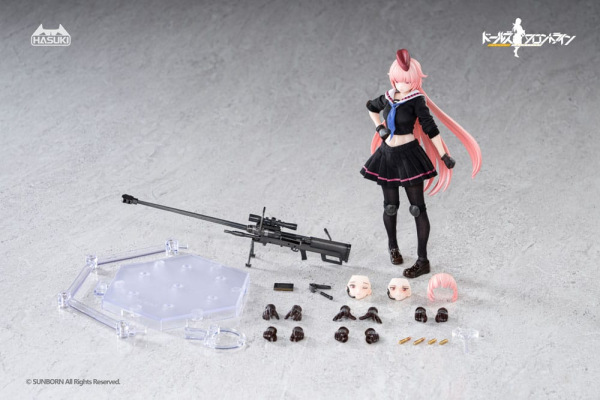 Girls´ Frontline Pocket Art Action Action Figure 1/12 PA011 NTW-20 16 cm 6