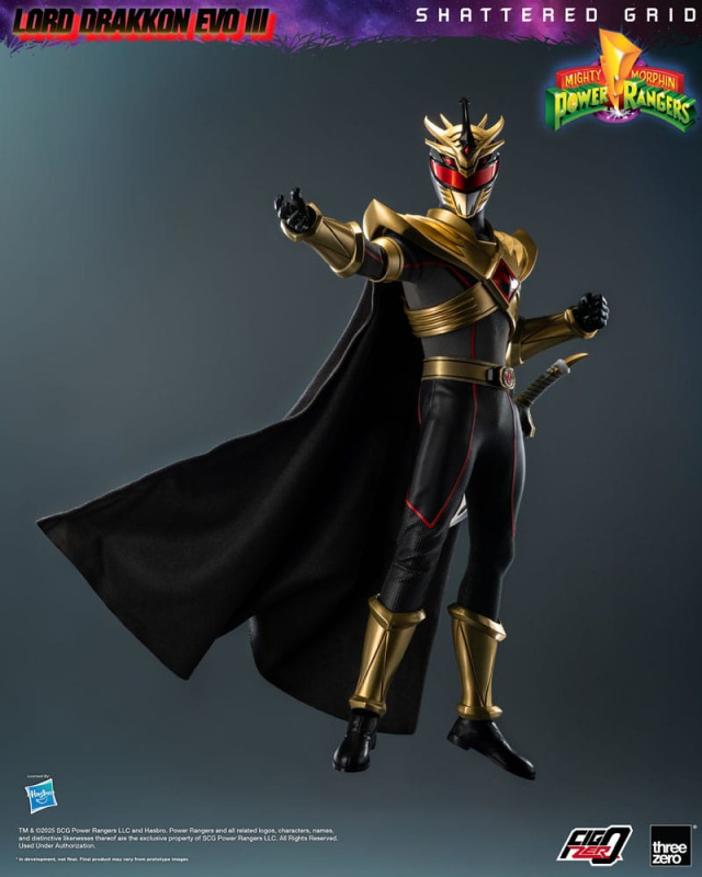 Mighty Morphin Power Rangers Shattered Grid FigZero Action Figure 1/6 Lord Drakkon Evo III 30 cm 5