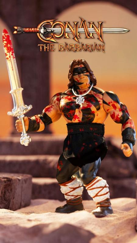 Conan the Barbarian 1982 Vintage Collection Action Figure Wave 1 Conan Blood Splatter Ver. 14 cm